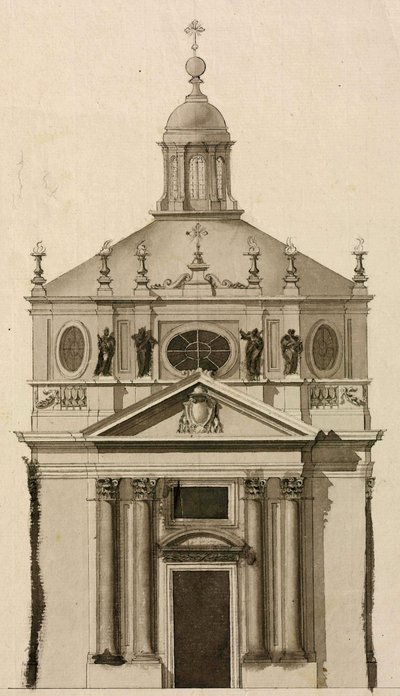 Main Facade of the Sagrario of the Cathedral of Jaén (Spain) by Ventura Rodríguez